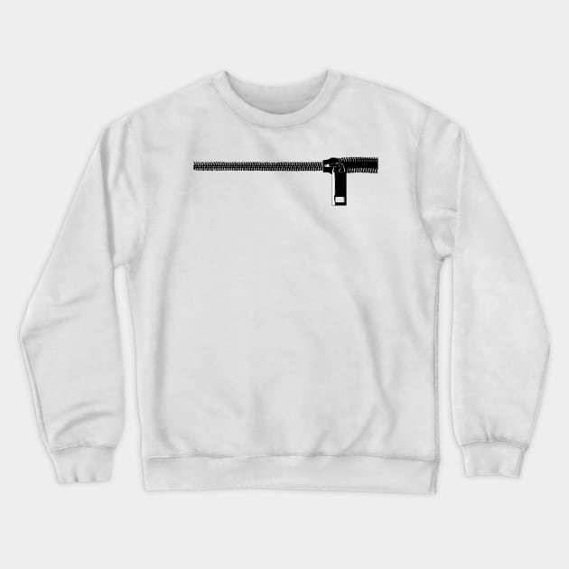 Zipper Crewneck Sweatshirt by adrianbrockwell